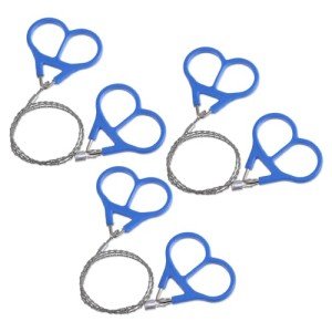 3 Pack Stainless Steel Emergency Wire Saw Kit