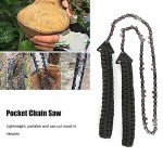 Pocket Chainsaw with Paracord Handle - 24 Inch