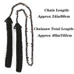 Pocket Chainsaw with Paracord Handle - 24 Inch