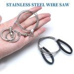 4-Pack Heavy Duty Survival Wire Saw Tool