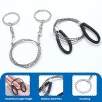 4-Pack Heavy Duty Survival Wire Saw Tool