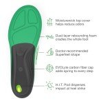 Superfeet Comfort Sport Insoles for Adults, Green