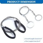 4-Pack Heavy Duty Survival Wire Saw Tool