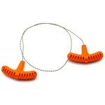 2-Pack Survival Saw Wire with Orange Handles