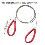 Portable PVC Pipe Wire Saw for Camping & Hiking