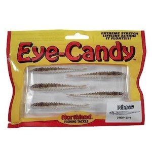 3" Soft Plastic Walleye Fishing Lure - Smoke Shad