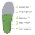 Superfeet Wide Green Orthotic Insoles for All