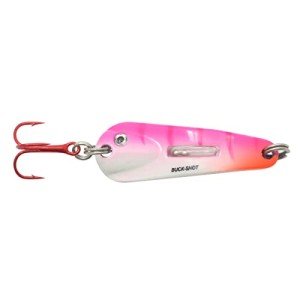 Northland Tackle Buck-Shot Ice Fishing Spoon - UV Pink