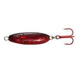 Northland Buck-Shot Ice Fishing Rattle Spoon - Super-Glo Red