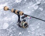Northland Buck-Shot Ice Fishing Rattle Spoon - Super-Glo Red