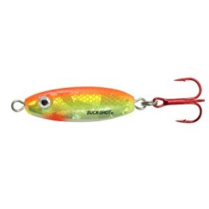 Northland Tackle Buck-Shot Ice Fishing Spoon - Super-Glo