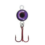 Northland UV Purple Eye Ball Ice Fishing Spoon