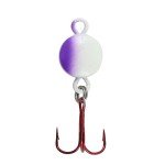 Northland UV Purple Eye Ball Ice Fishing Spoon