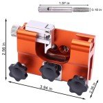 Briegous Portable Chainsaw Sharpening Jig with 5 Heads