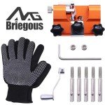 Briegous Portable Chainsaw Sharpening Jig with 5 Heads