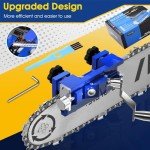 YAKECAN Chainsaw Sharpener Tool Kit with Accessories