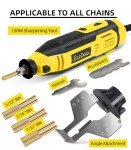 Electric Chainsaw Sharpener Kit with Diamond Bits