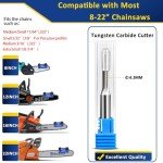 YAKECAN Chainsaw Sharpener Tool Kit with Accessories