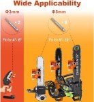 Chainsaw Sharpener Tool Kit with 10 Burrs