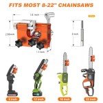 Portable Hand Crank Chainsaw Sharpener Kit