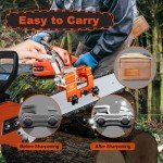 Chainsaw Sharpener Tool Kit with 10 Burrs