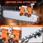 Portable Hand Crank Chainsaw Sharpener Kit