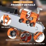Portable Hand Crank Chainsaw Sharpener Kit