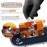 Portable Chainsaw Sharpener Tool Kit with Accessories