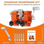 Portable Hand Crank Chainsaw Sharpener Kit