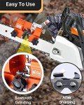 Freeyou Portable Chainsaw Sharpener Kit with Tungsten Burr