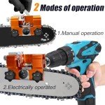 Portable Chainsaw Sharpener Tool Kit with Accessories