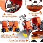 Upgraded Hand-Cranked Chainsaw Sharpener Kit