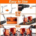 Upgraded Hand-Cranked Chainsaw Sharpener Kit
