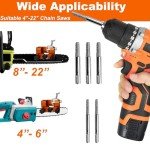 Upgraded Hand-Cranked Chainsaw Sharpener Kit
