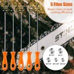 Chainsaw Chain Sharpening File with Handle