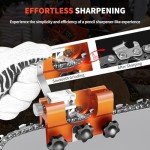 Portable Chainsaw Sharpener with 5 Sharpening Stones