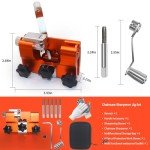 Portable Chainsaw Sharpener with 5 Sharpening Stones