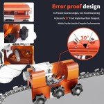 Portable Chainsaw Sharpener with 5 Sharpening Stones