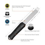 Dual-Grit Diamond Sharpening Stone for Tools