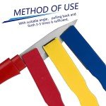 6-Piece Color Coded Diamond Sharpening Stone Set