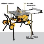10-Inch Corded Job Site Table Saw with Stand