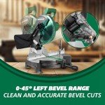 Metabo HPT 10-Inch Single Bevel Miter Saw