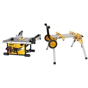 DEWALT 8-1/4-Inch Jobsite Table Saw and Stand