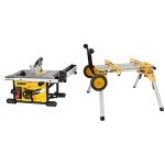 DEWALT 8-1/4-Inch Jobsite Table Saw and Stand