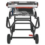 Bosch 10-Inch Portable Table Saw with Gravity Wheels