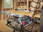 Bosch 10-Inch Portable Table Saw with Gravity Wheels