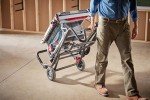 Bosch 10-Inch Portable Table Saw with Gravity Wheels