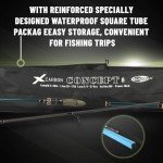 8ft Graphite Bass Fishing Rod - 2 Piece