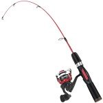 PLUSINNO Ultralight Ice Fishing Rod and Reel Combo