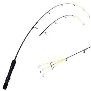 Goture 32" Twin Tip Ice Fishing Rod - High Visibility